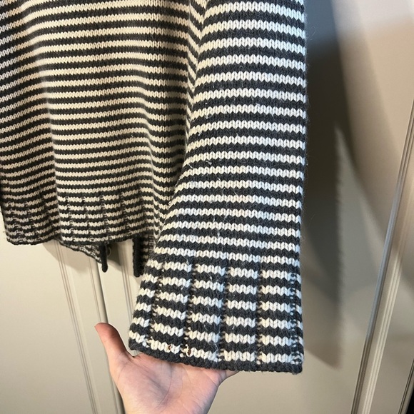 Vintage Talbots Wool Angora Blend Striped Thick Sweater - Picture 12 of 14
